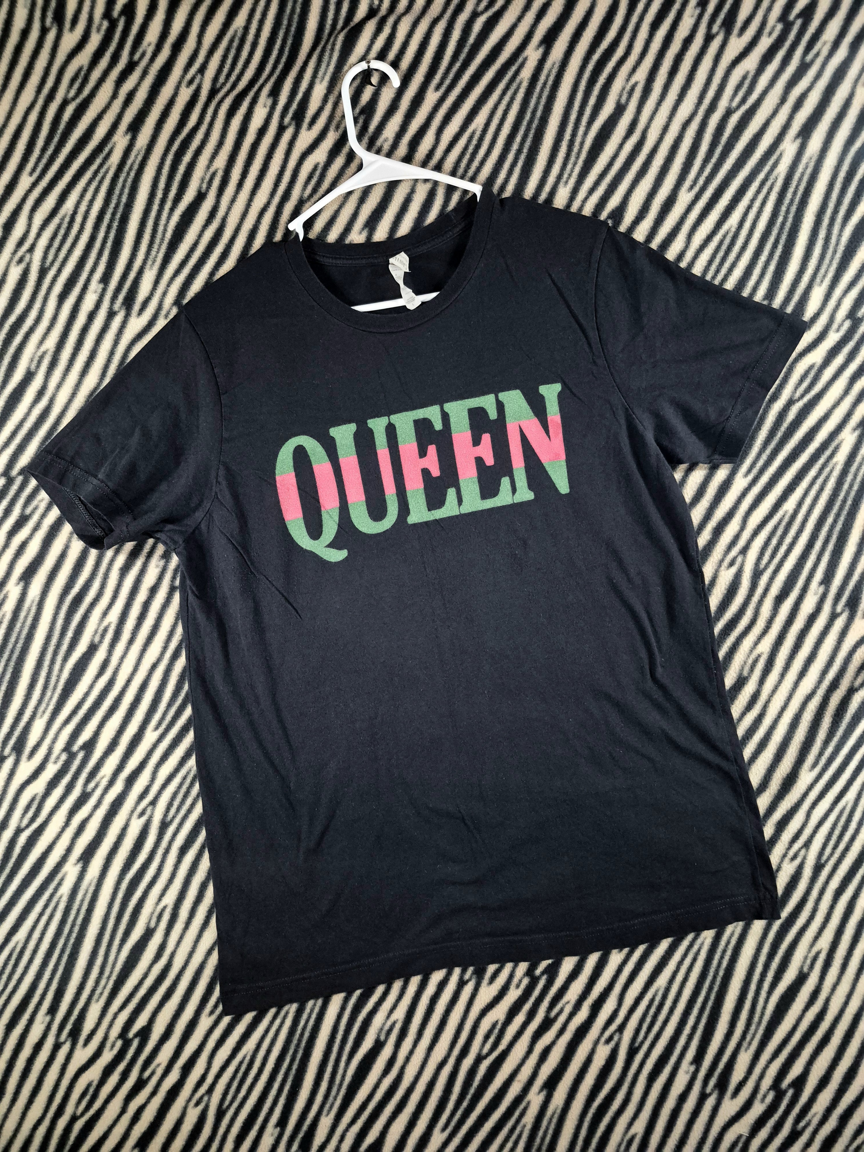 BellaCanvas Black Queen Graphic TShirt